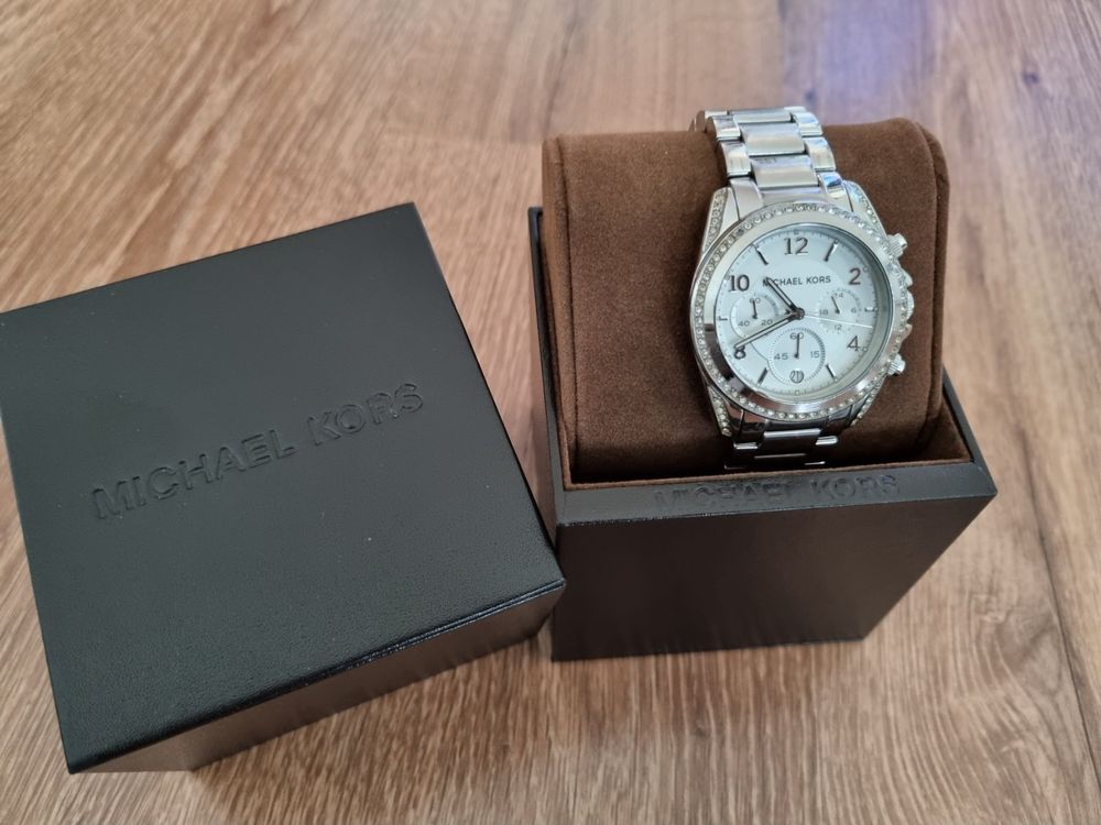 Michael kors Uhr Armbanduhr MK 5165 silber Kaufen auf Ricardo