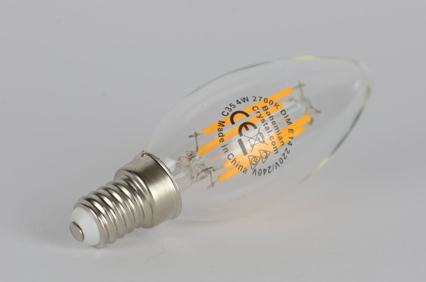 Lampade: LED E14 4 Watt dimmbar 2700K, Kerzenform – Nuovo e nell'imballaggio originale da Glattfelden venduto da Bohemiancrystal 3
