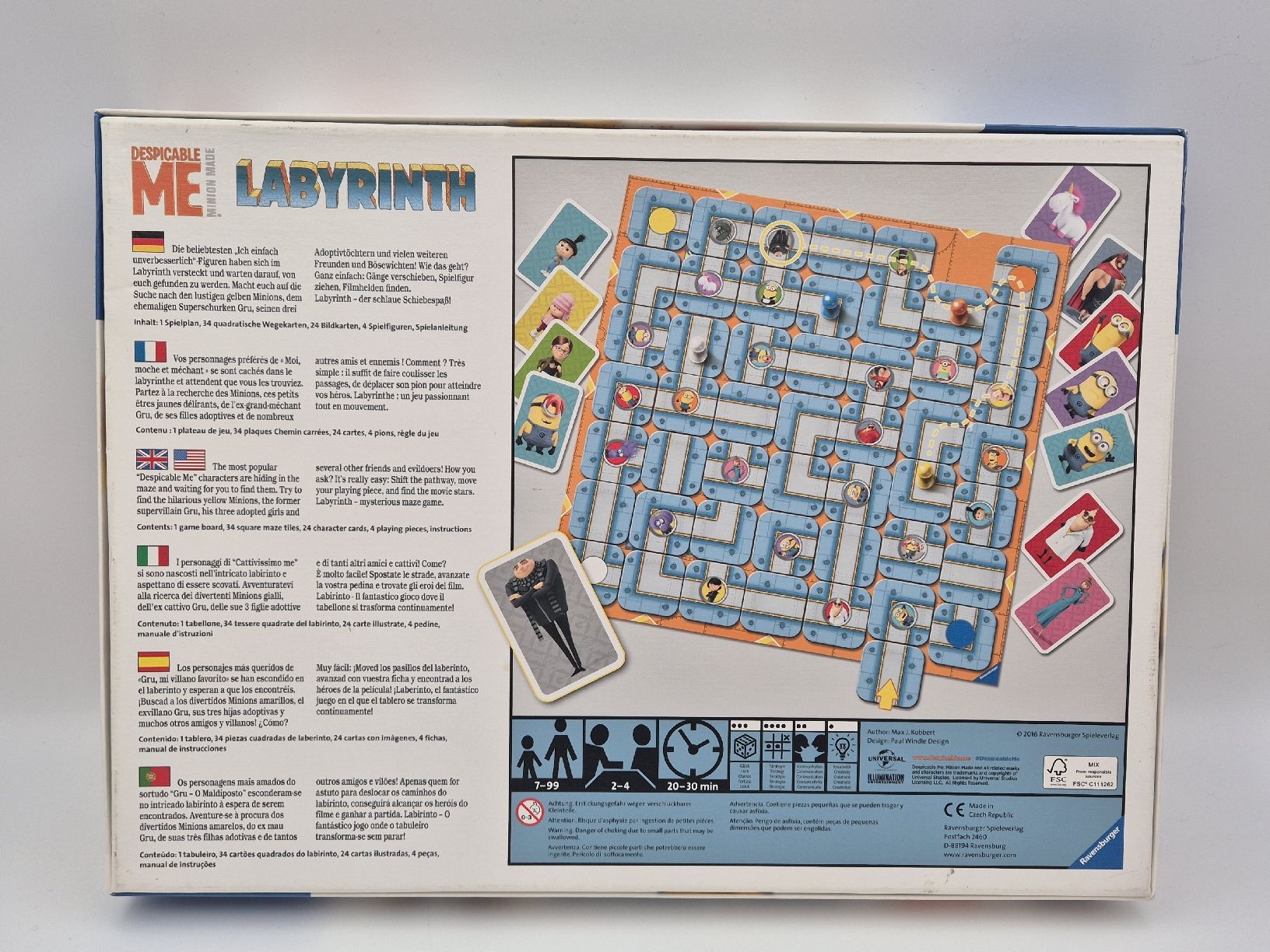 Ravensburger Giochi: Ravensburger Labyrinth: Minions Edition – Usato da Ettiswil venduto da beekeper13 1