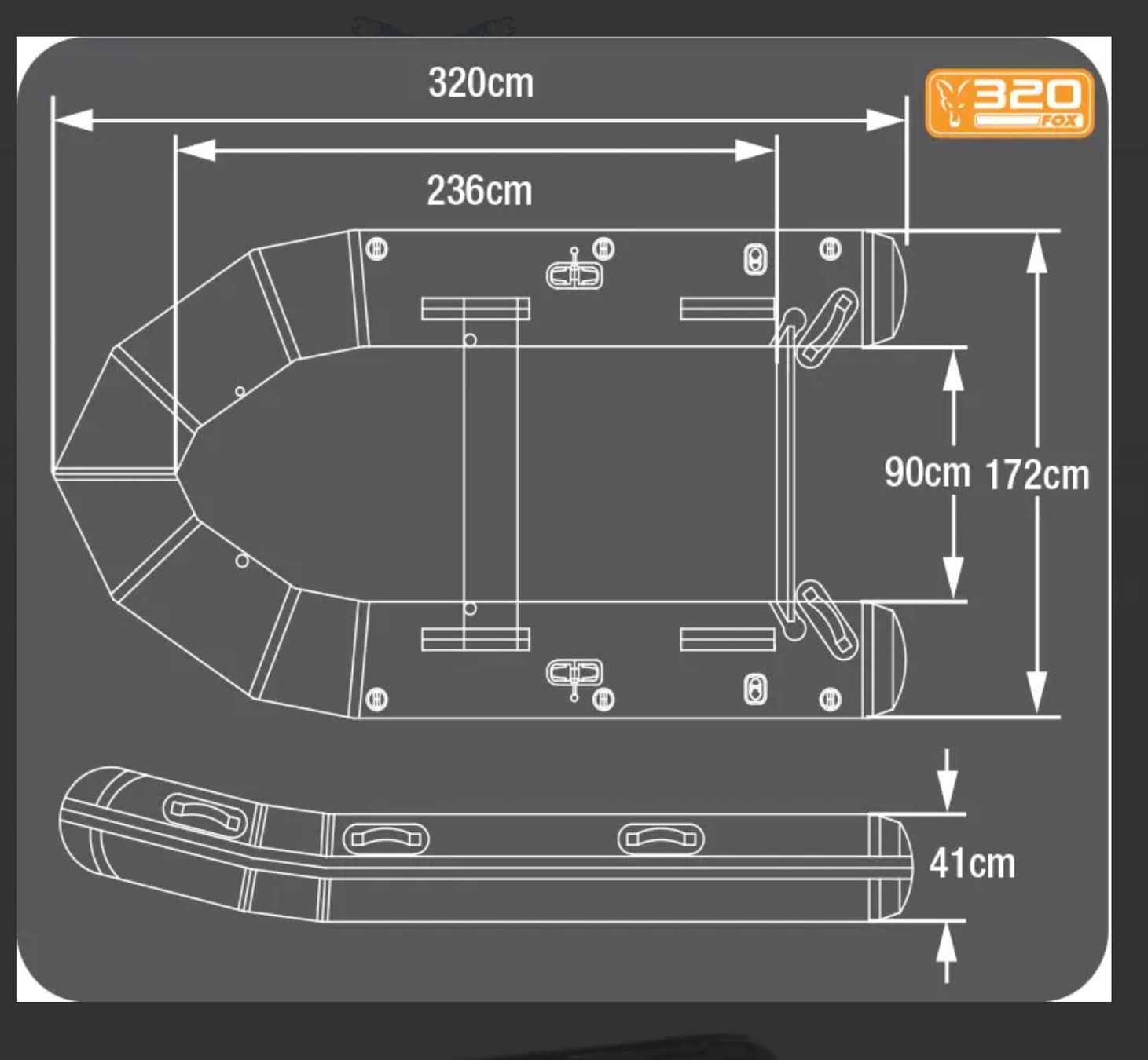 Fox Barche: Bateau gonflable Fox 320 plancher gonflable – Nuovo (secondo la descrizione) da Villarzel venduto da darkness03 1