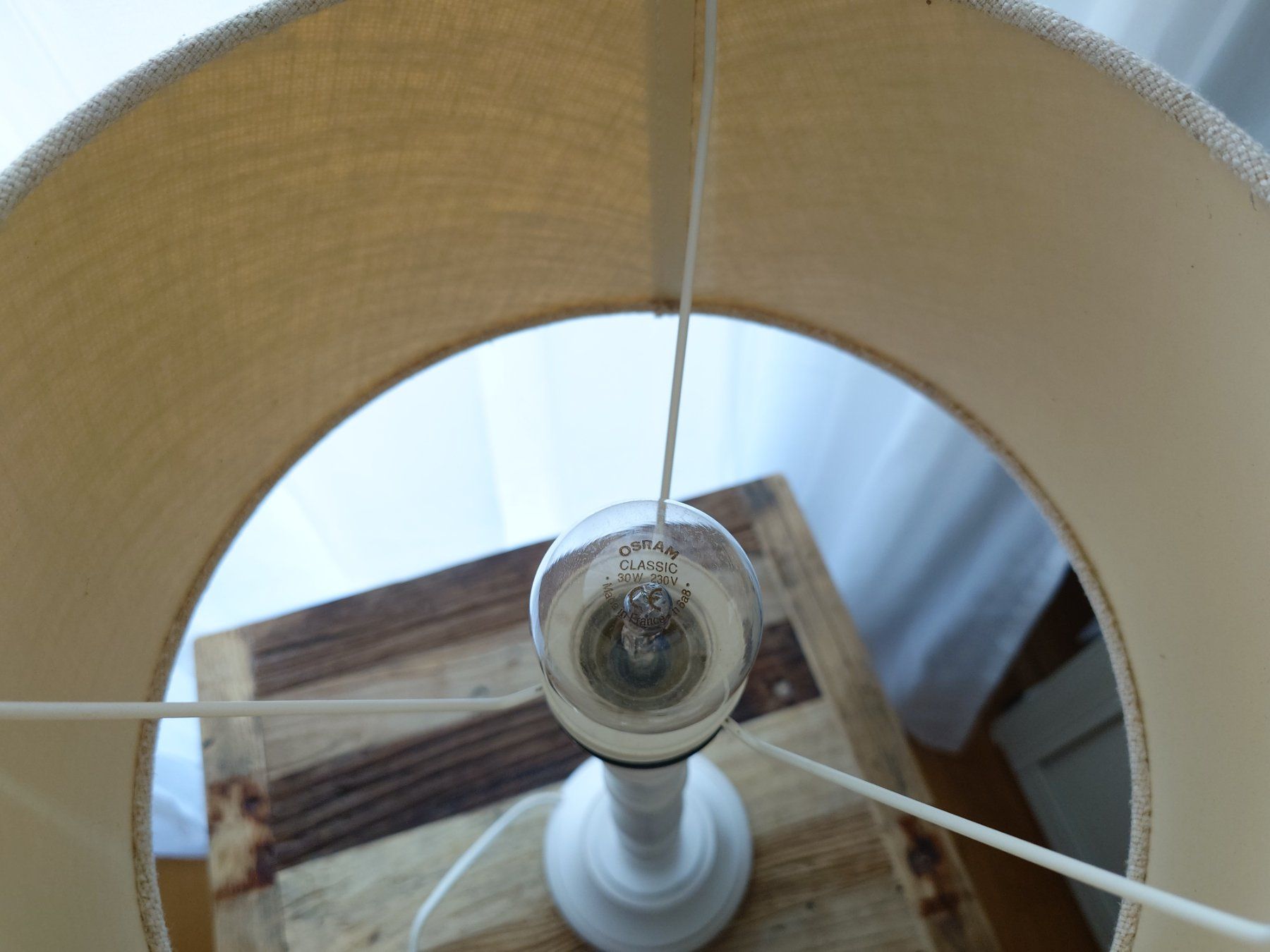 Riviera Maison Lampade: Riviera Maison | Nachttisch Lampe beige – Usato da Muri AG venduto da komich4 2