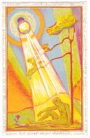 Psychedelisch-esoterische AK Basler Hochschultage 1922