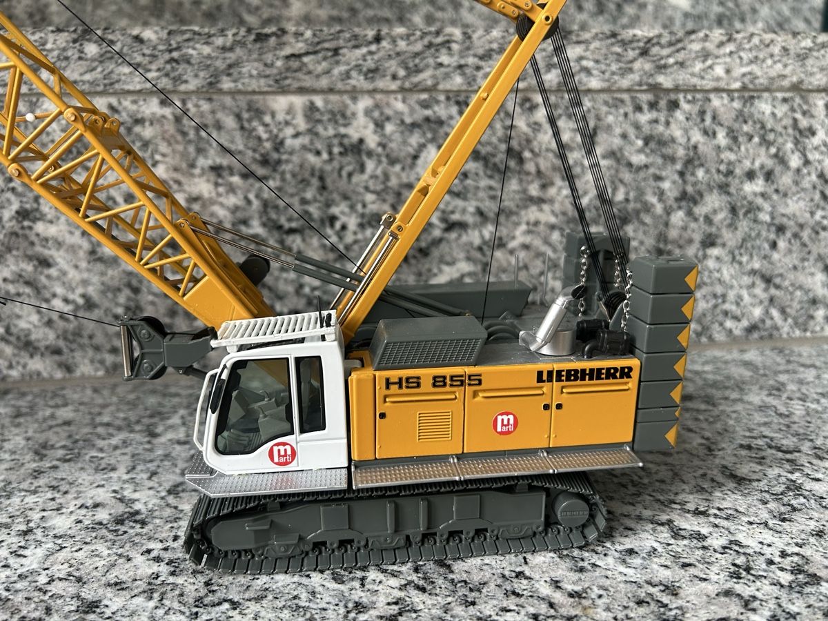 Liebherr Modellbausätze & Standmodelle: Liebherr HS 855 Marti , 1:50 – Gebraucht aus Horw von Tigercat635 1