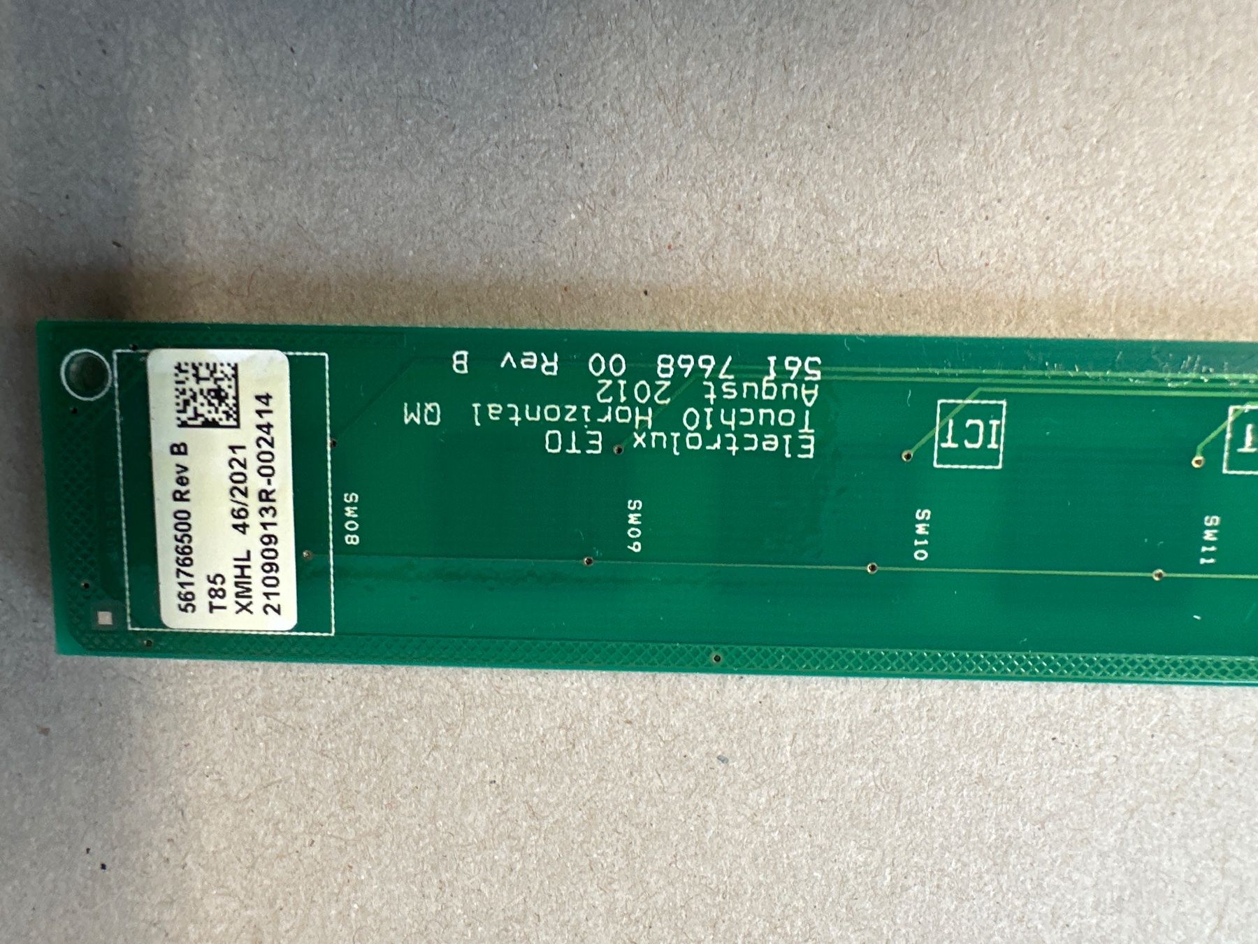 Componenti elettronici: Backofen: elektrolux TOUCH ELEKTRONIK S:  ref. 5617665004 – Nuovo e nell'imballaggio originale da Courlevon venduto da Poleposition 1