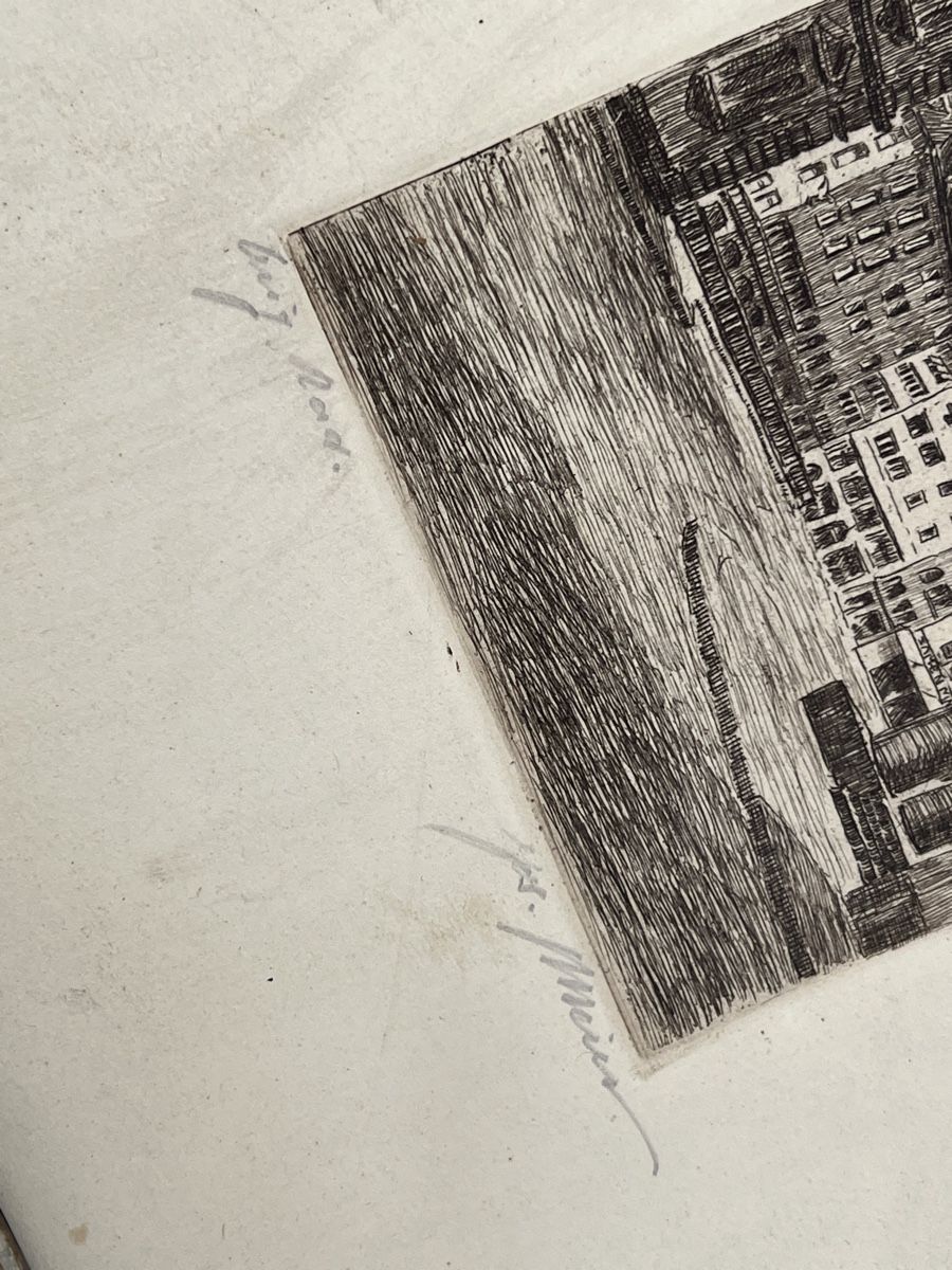 Posters & Illustrations: 2 Bilder antik Zürich st. Peter – D'occasion à Dittingen par Bellevista 2