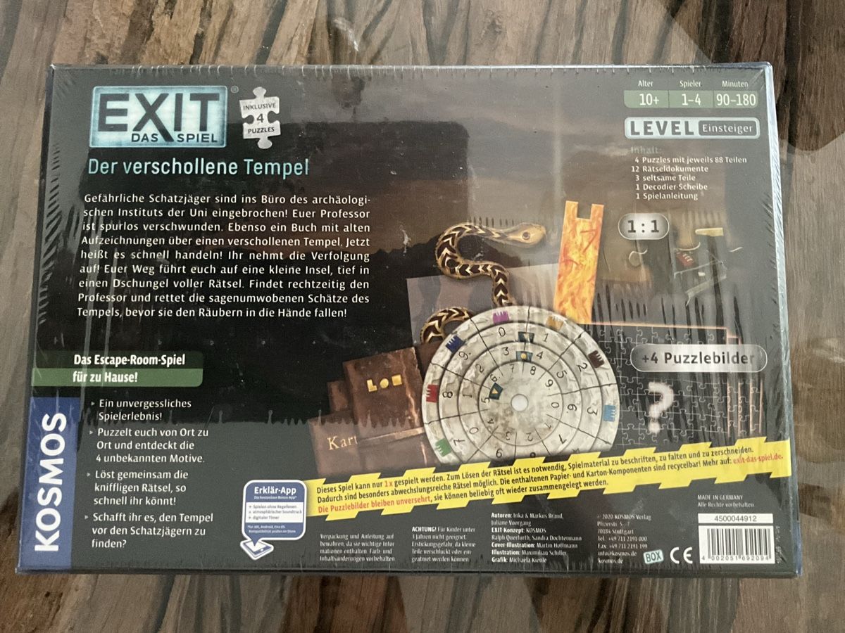Kosmos Giochi: Kosmos Exit das Spiel – Nuovo e nell'imballaggio originale da Oberglatt ZH venduto da Multimix 1