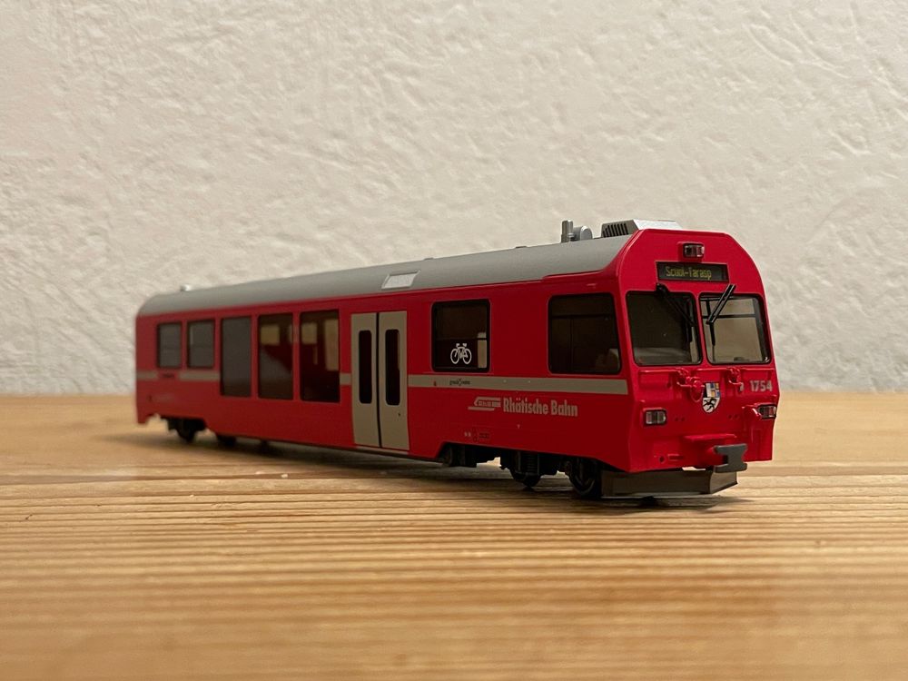 Bemo Modelleisenbahnen: BEMO Neva Retica 1754 mit neuem Wagenboden – Neu (gemäss Beschreibung) aus St. Gallen von Modell1zu87 1