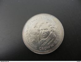 Isle of Man 1 Crown 1981 - Year of Disabled - Beethoven