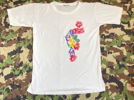 Vintage 90s T-Shirt Flowers  Sz XL