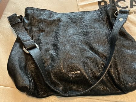 Picard Ledertasche schwarz gebraucht in gutem Zustand