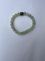 1 Stein-Armband aus Jade mit Buddha, 20cm x 8mm