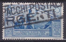 Timbre Poste Italie 1933, Légende. Obl.