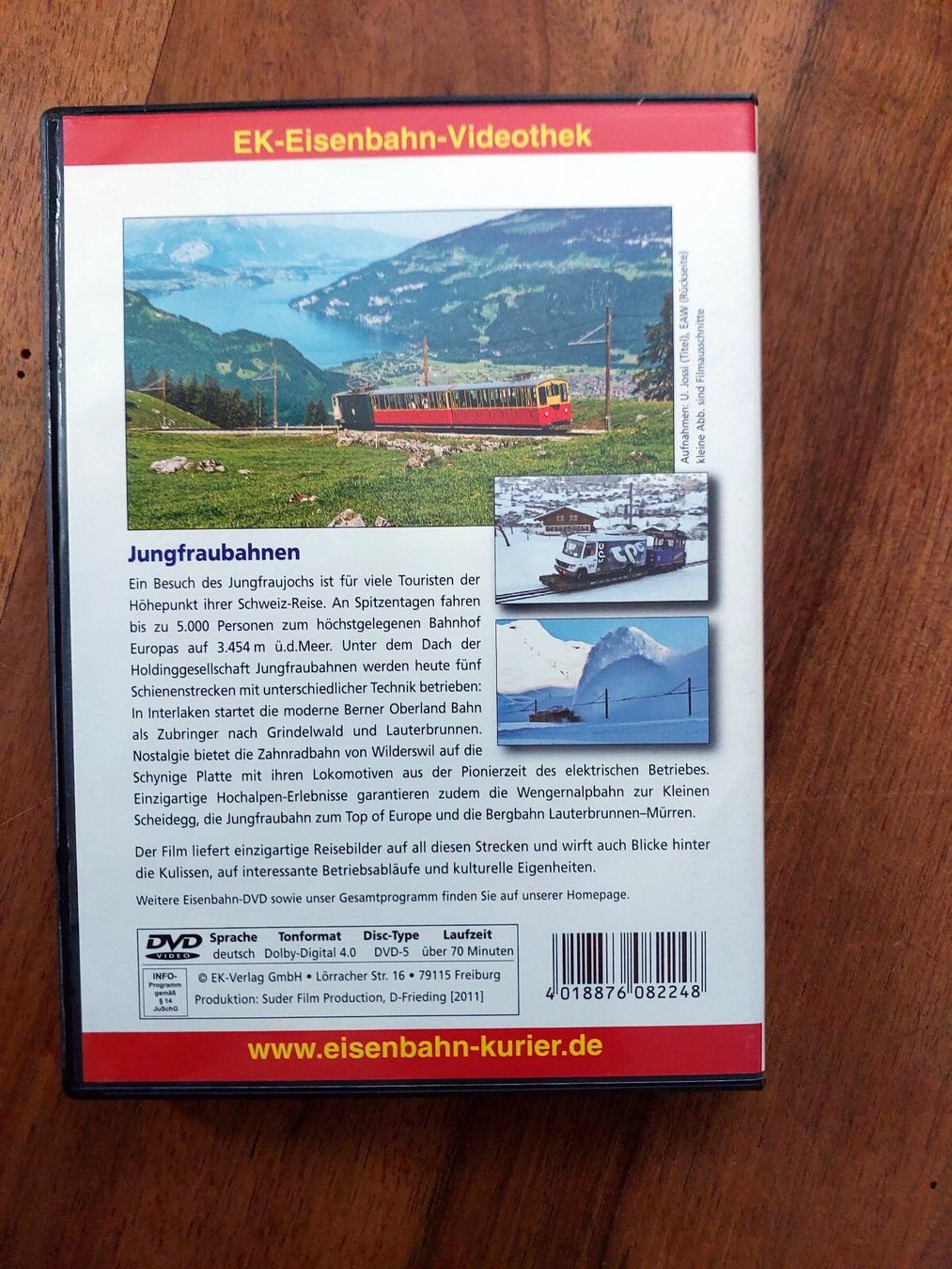 Tutti i DVDs: Jungfraubahnen - EK-Verlag - DVD – Usato da Schönenwerd venduto da Steidi 2