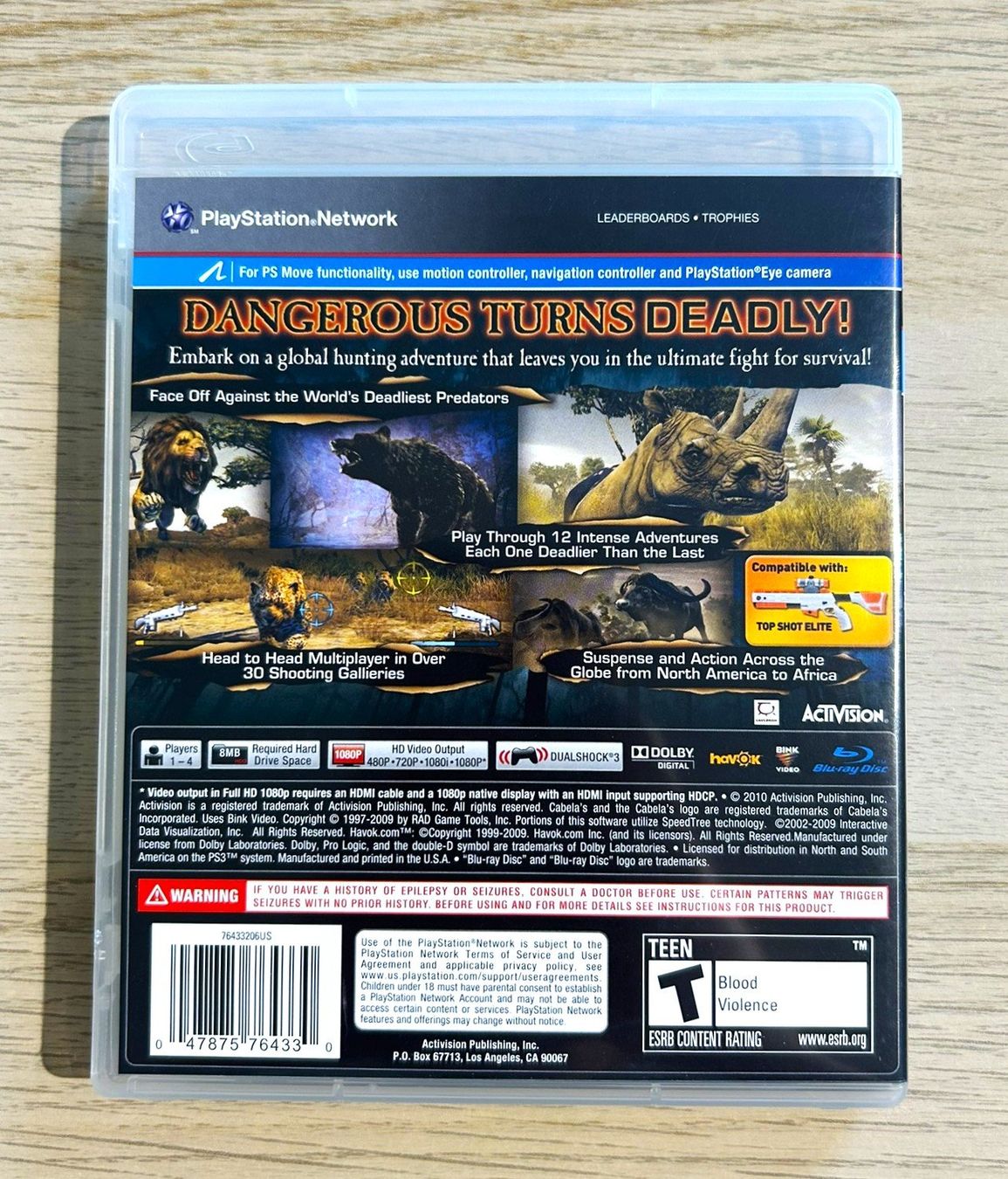 Sony Giochi: Cabelas Dangerous Hunts 2011 PS3 – Usato da St. Gallen venduto da Alpine.Arcade 1