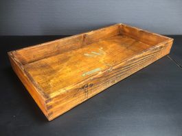 Original Industrial Design Holzbox, Kiste, Holzkiste Vintage