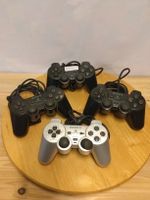  4 X Manettes Sony Playstation noir et argent DUALSHOCK 2