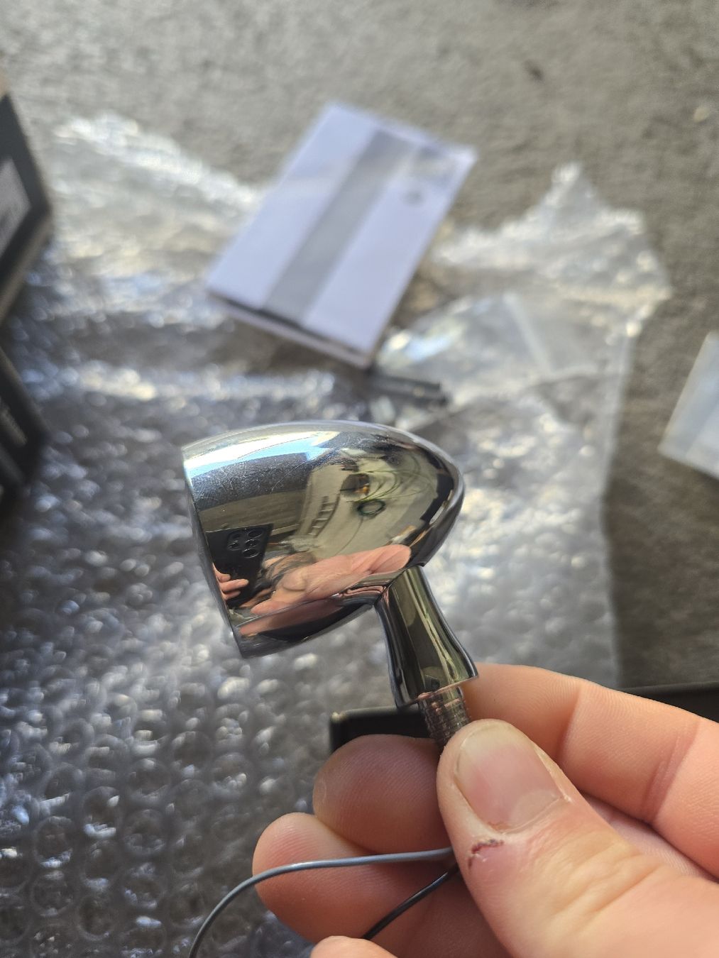 Alle Motorradersatzteile: Kellermann Blinker Bullet 1000 chrom mit Halterung neu – Neu und originalverpackt aus Zürich von Nitro81 3