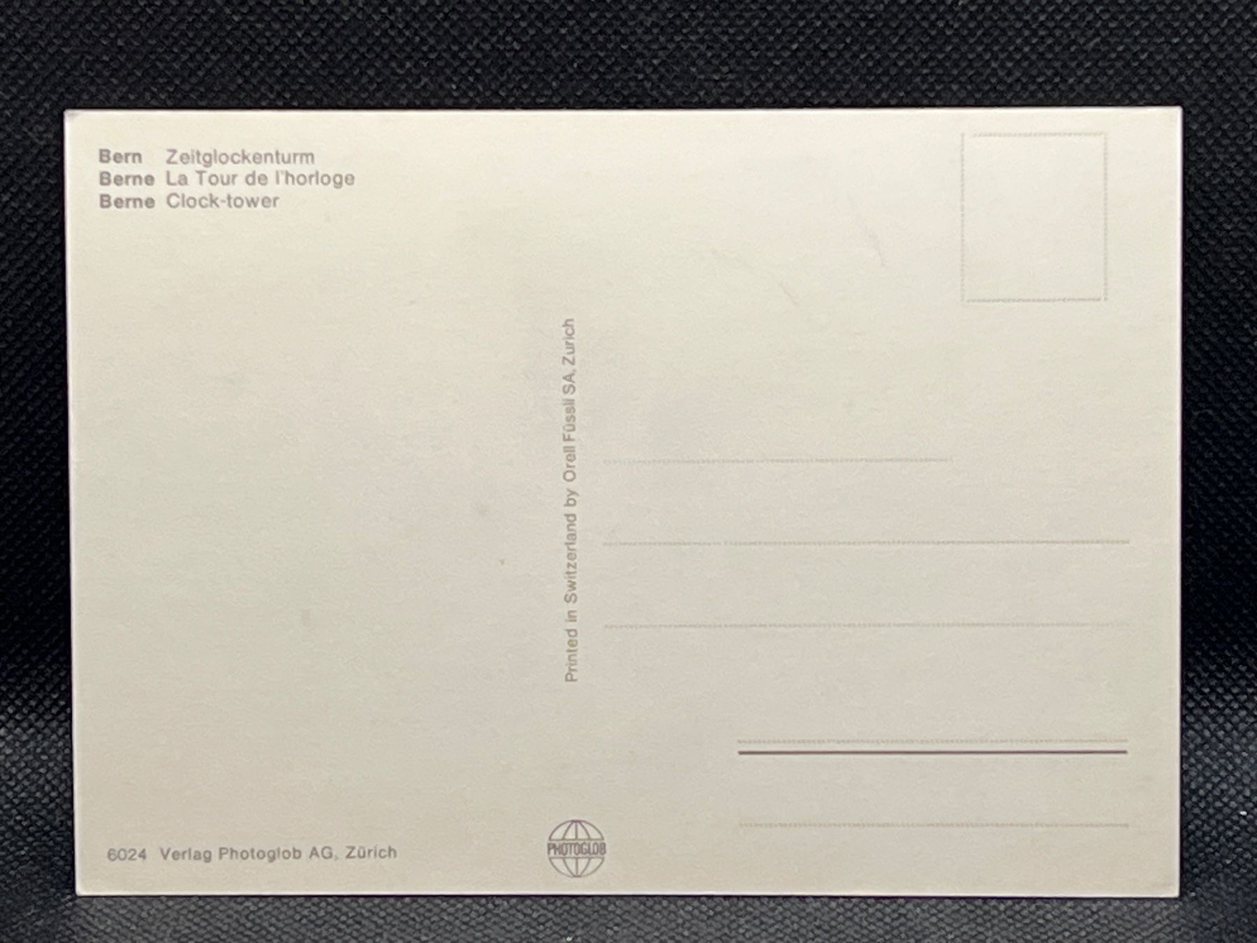 Cartoline postali: Bern: Zeitglockenturn – Usato da Widnau venduto da Brusi9 1