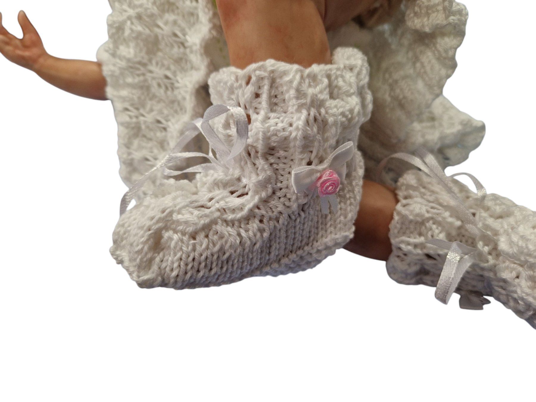 Vestiti & Gonne: Ensemble robe bébé 100% coton  3 pcs. Fait main Unique – Nuovo e nell'imballaggio originale da St-Imier venduto da goodber 5