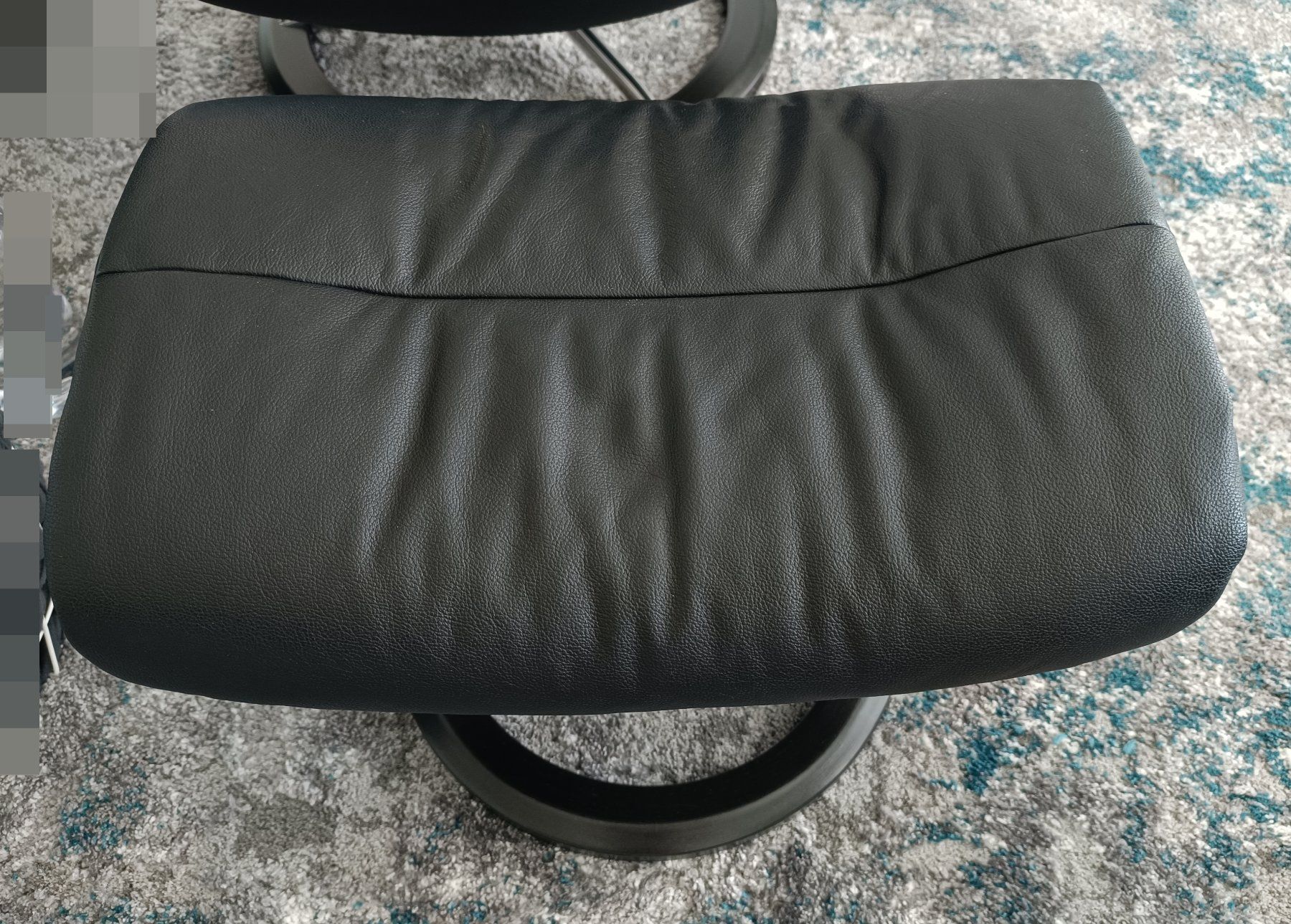 Stressless Fauteuils: Stressless Sessel mit Hocker, schwarzes Leder / Relaxsessel – D'occasion à Bülach par SunniMaro 7