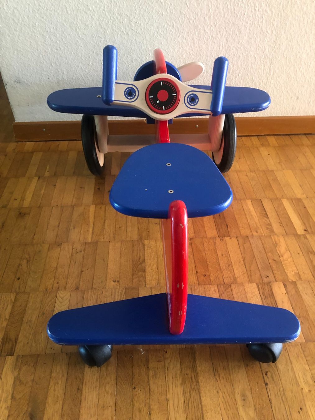 Veicoli per bambini: Flugzeug-Rutscher aus Holz – Usato da Bassersdorf venduto da sammelfloh 4