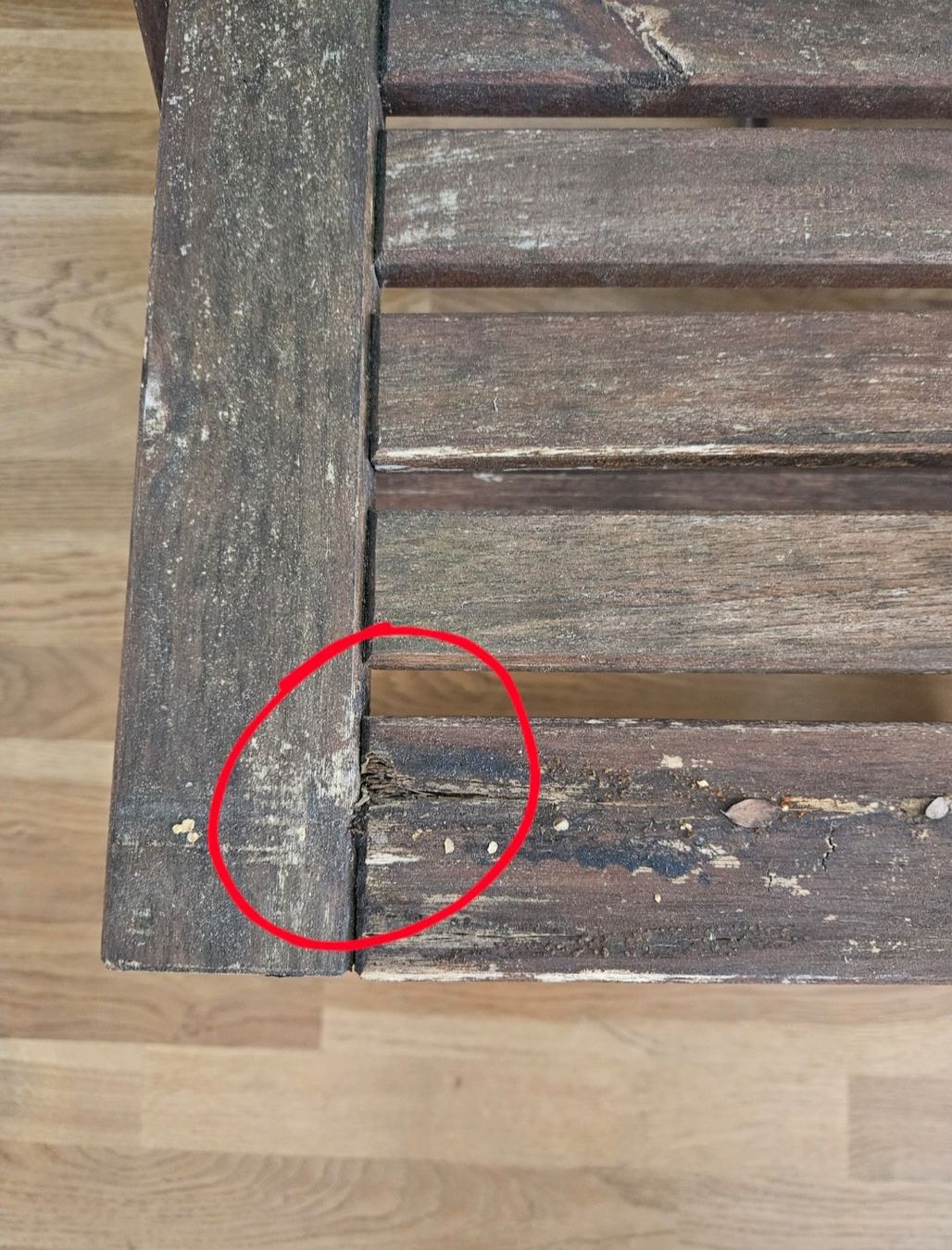 Ikea Sedie: Gebrauchte Gartenstühle aus Holz, 4 Stück – Usato da Basel venduto da ._.Claudia._. 5