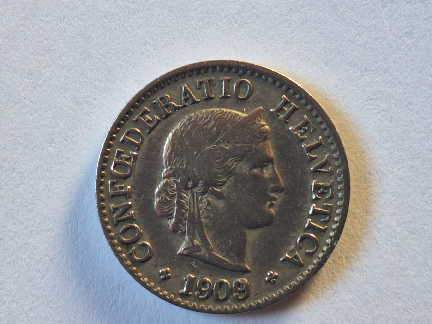 Toutes les monnaies: 5cts 1909 ss – D'occasion à Couvet par zeze03
