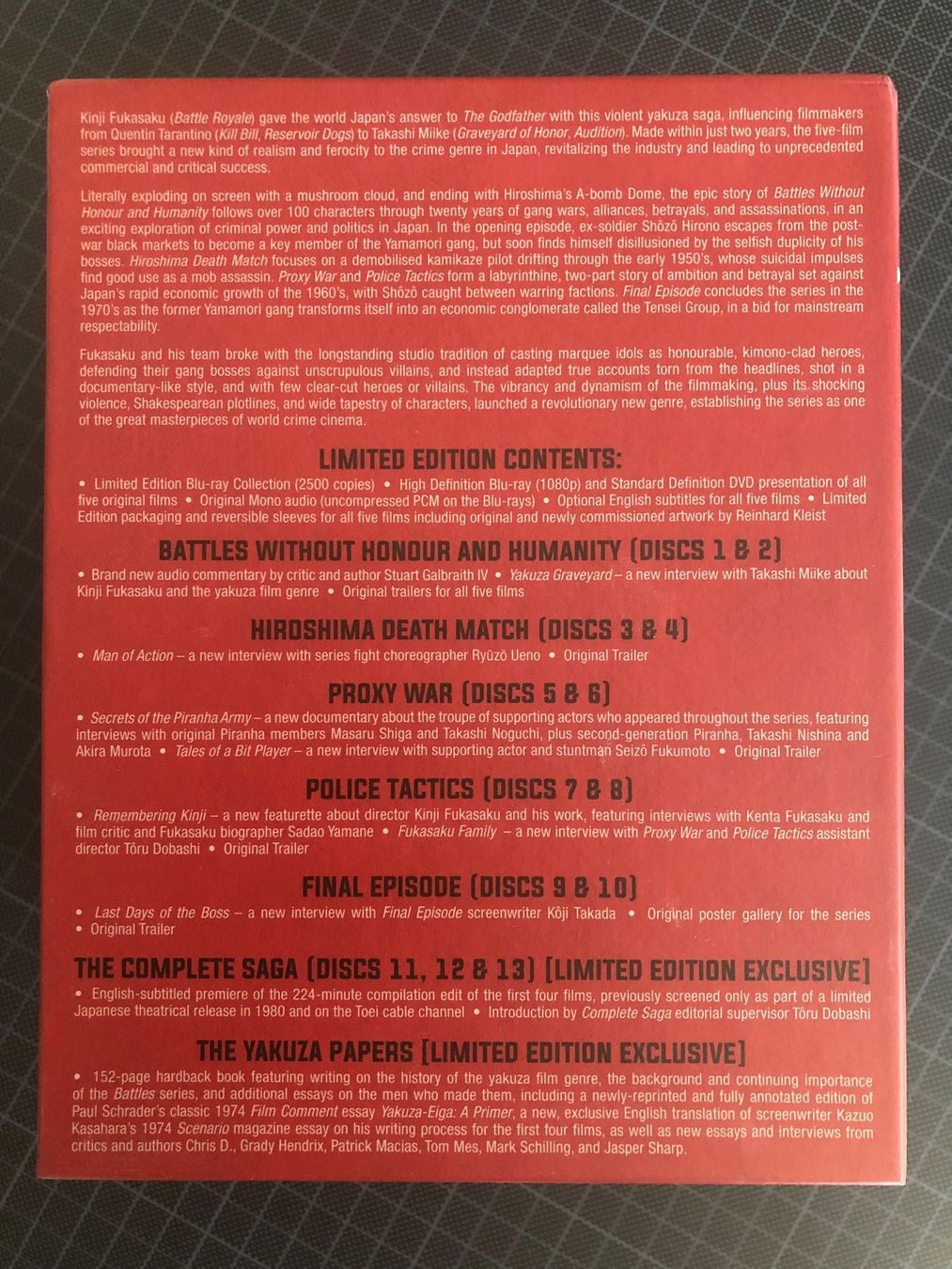 Alle DVDs: Battles Without Honour and Humanity. The Complete Collection – Gebraucht aus Lausanne von Magobei 3
