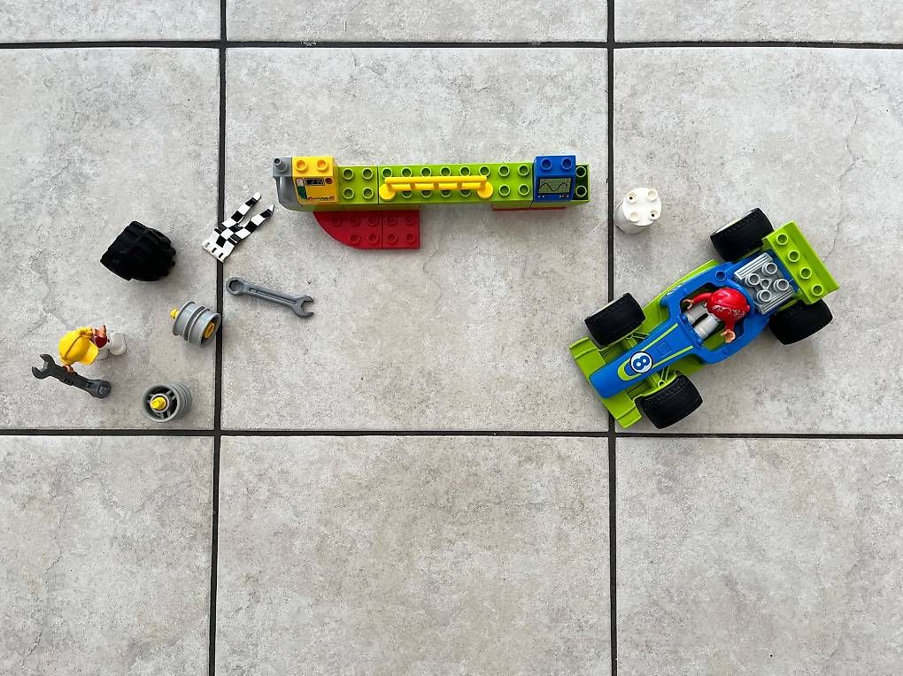 Giocattoli: Lego duplo Rennwagen 6143 – Usato da Ueken venduto da Mark062 2