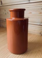Braune Keramik Vase Retro Vintage Deko
