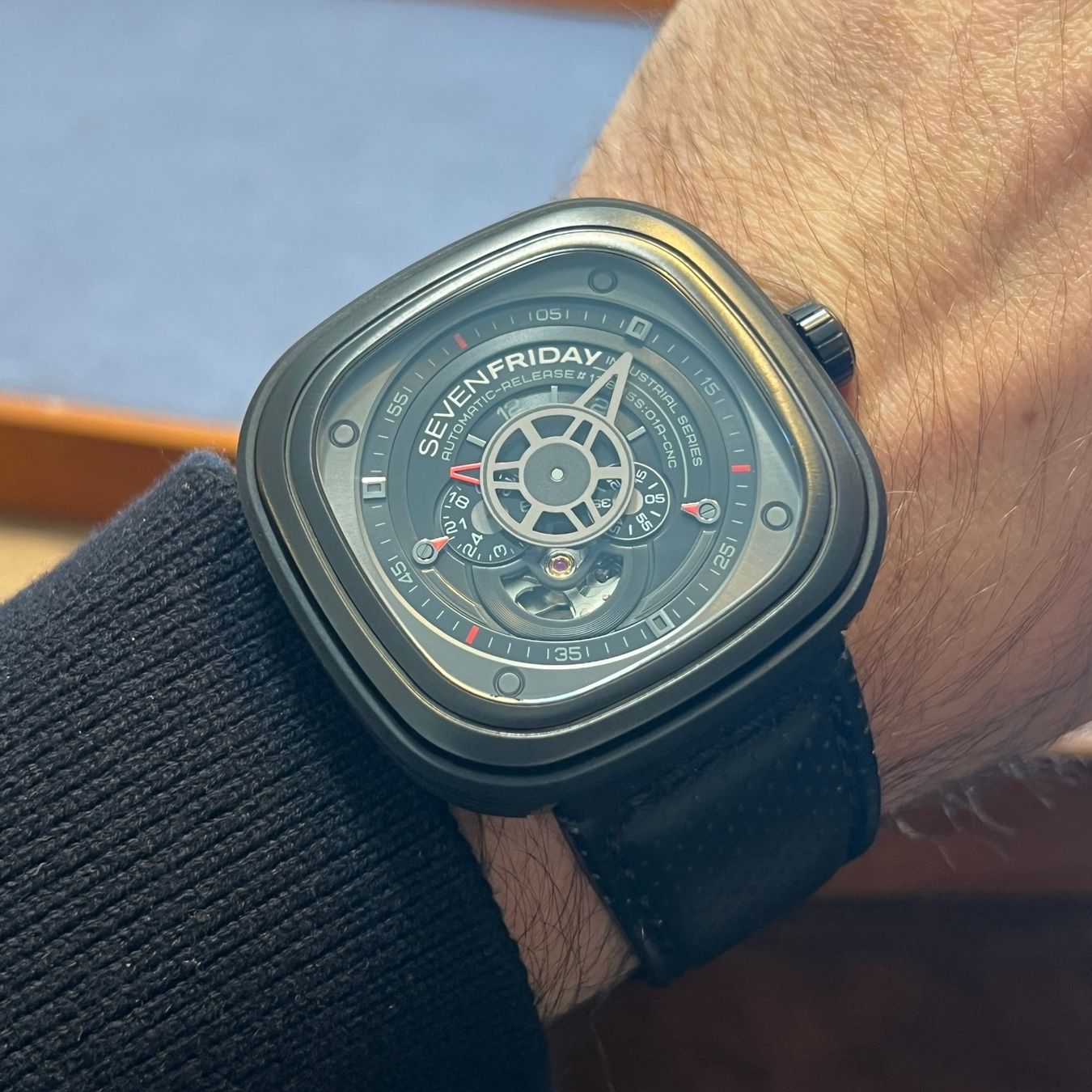 Uhren: Seven Friday Industrial Automatic Open Heart SF-P3/01 – Gebraucht aus Carouge GE von Watchaser 3