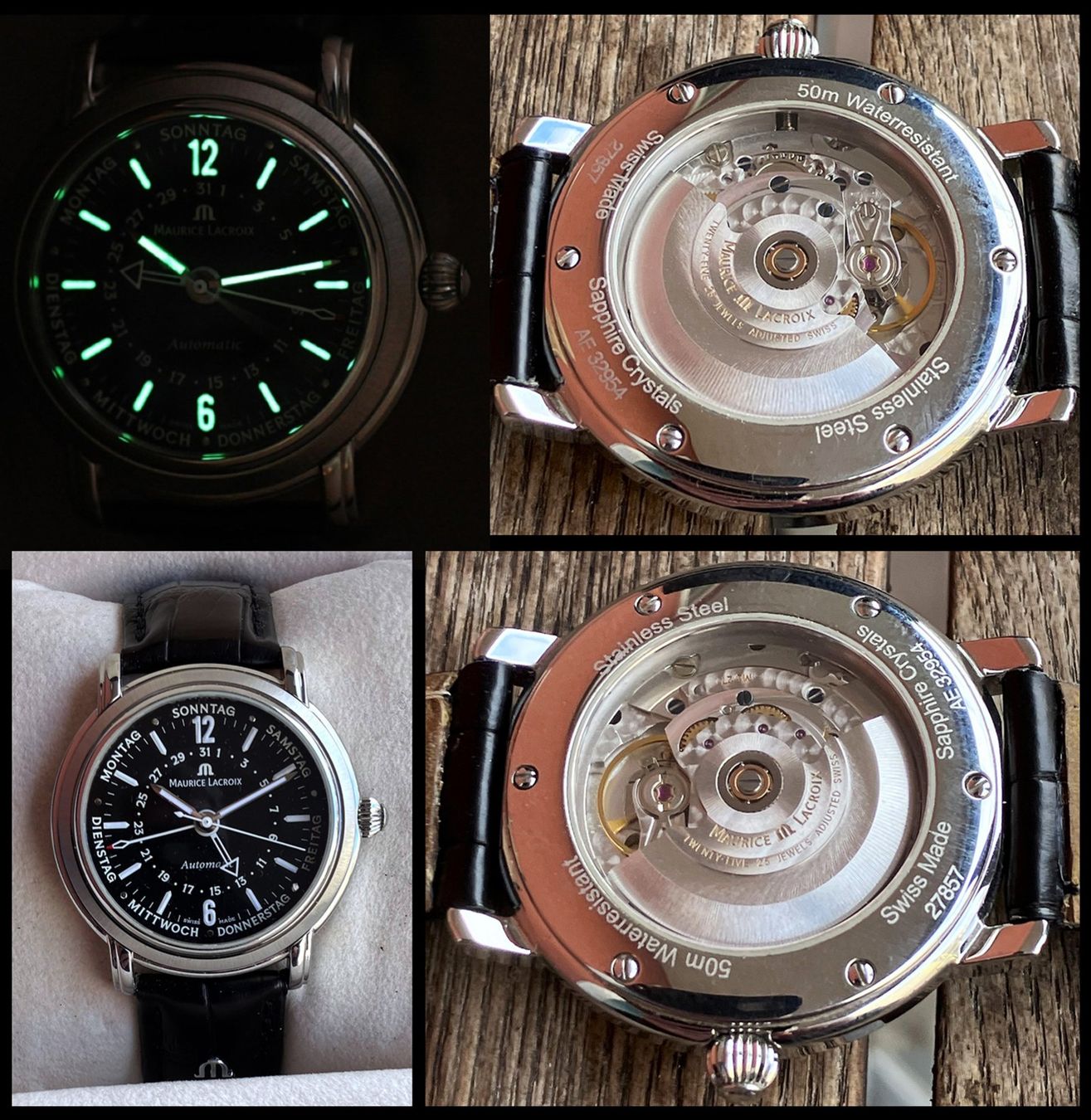 Maurice Lacroix Orologi: Maurice Lacroix Automatic Masterpiece Cinq Aiguilles FULLSET – Usato da Basel venduto da 4056BS 6