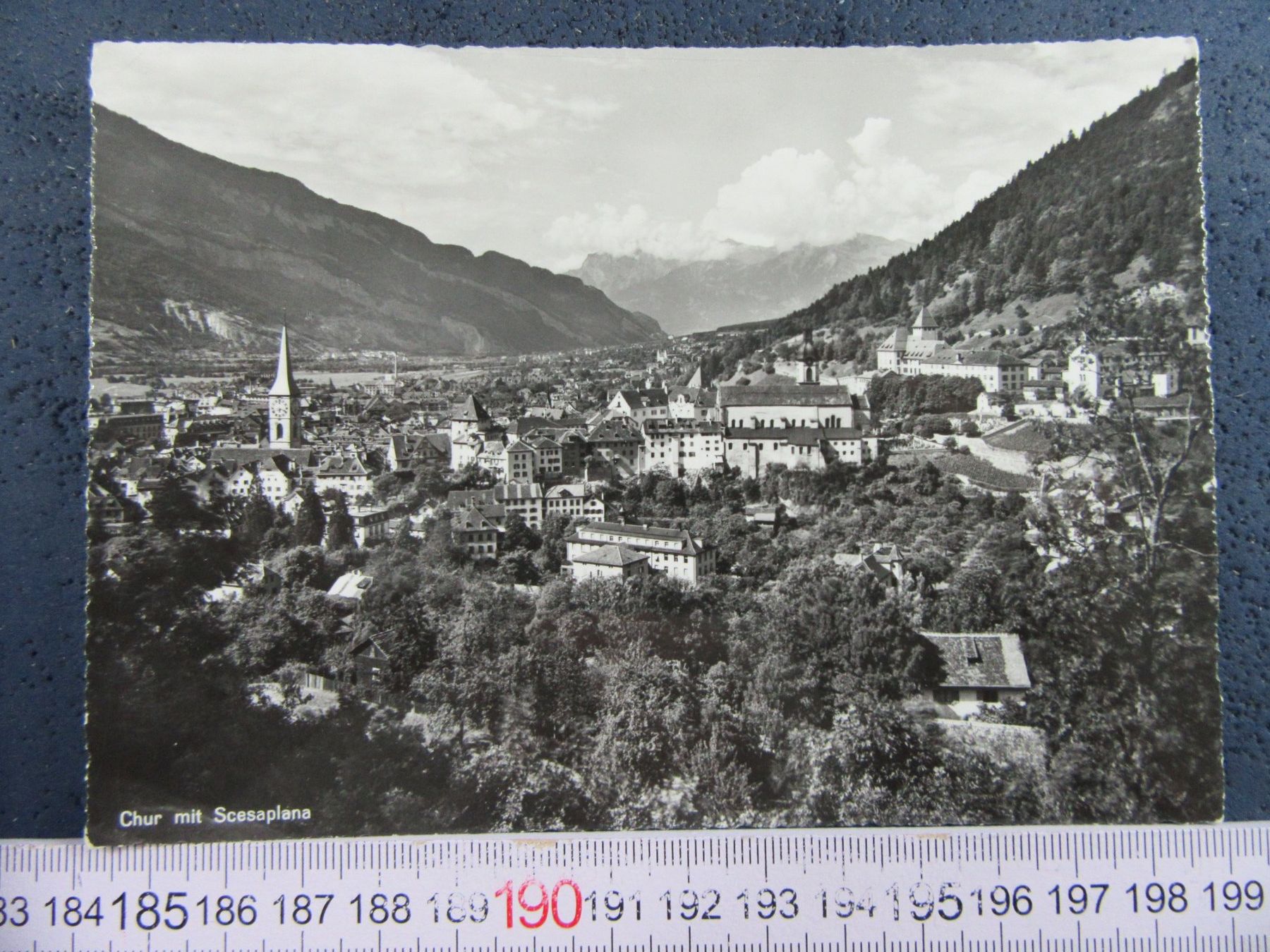 Cartoline postali: CHUR MIT SCESAPLANA 1961 GR AK – Usato da Ettingen venduto da Hausi4711