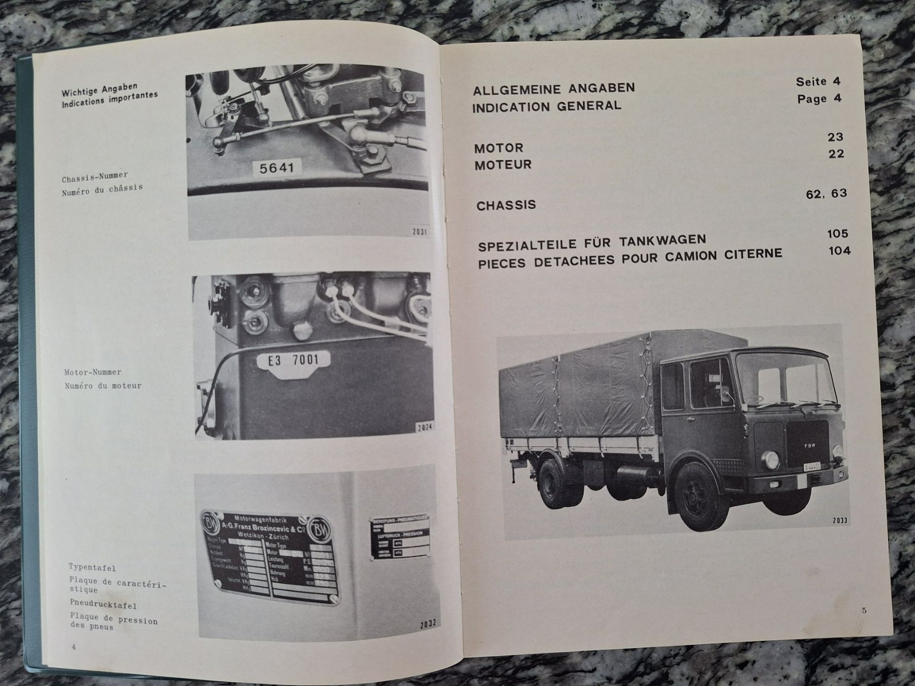 FBW Documenti: Betriebsvorschrift FBW L50V-E3 – Usato da Lohn-Ammannsegg venduto da Beo71 2
