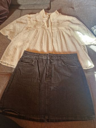 Rock Gr. M Terranova & Bluse Gr. M