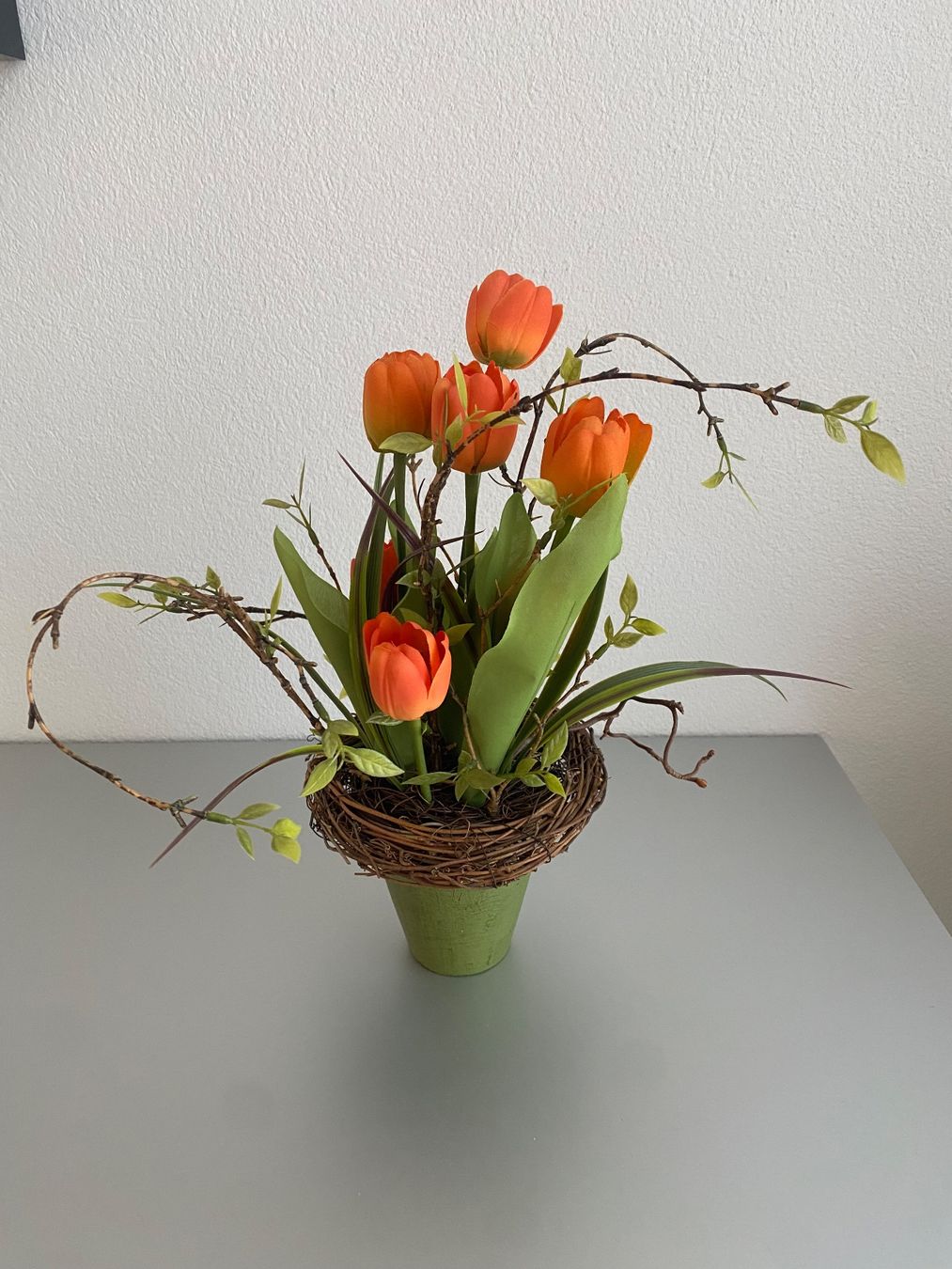 Tutte le decorazioni: Frühlingsdeko mit Tulpen - orange – Usato da Gerolfingen venduto da Regenbogen88