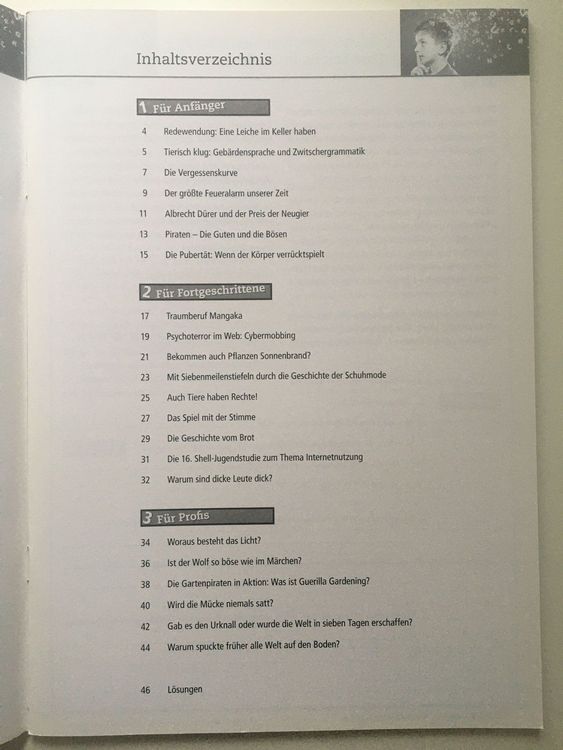 Übungen zum Textverständnis Klasse 5/6 (Gebraucht) in Zürich für CHF 9.