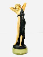 Phryne, Art Déco Figur Bronze, Ferdinand Preiss, 1920er/30er
