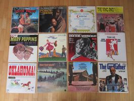 12 ALTE FILM- UND MUSICAL-LANGSPIELPLATTEN
