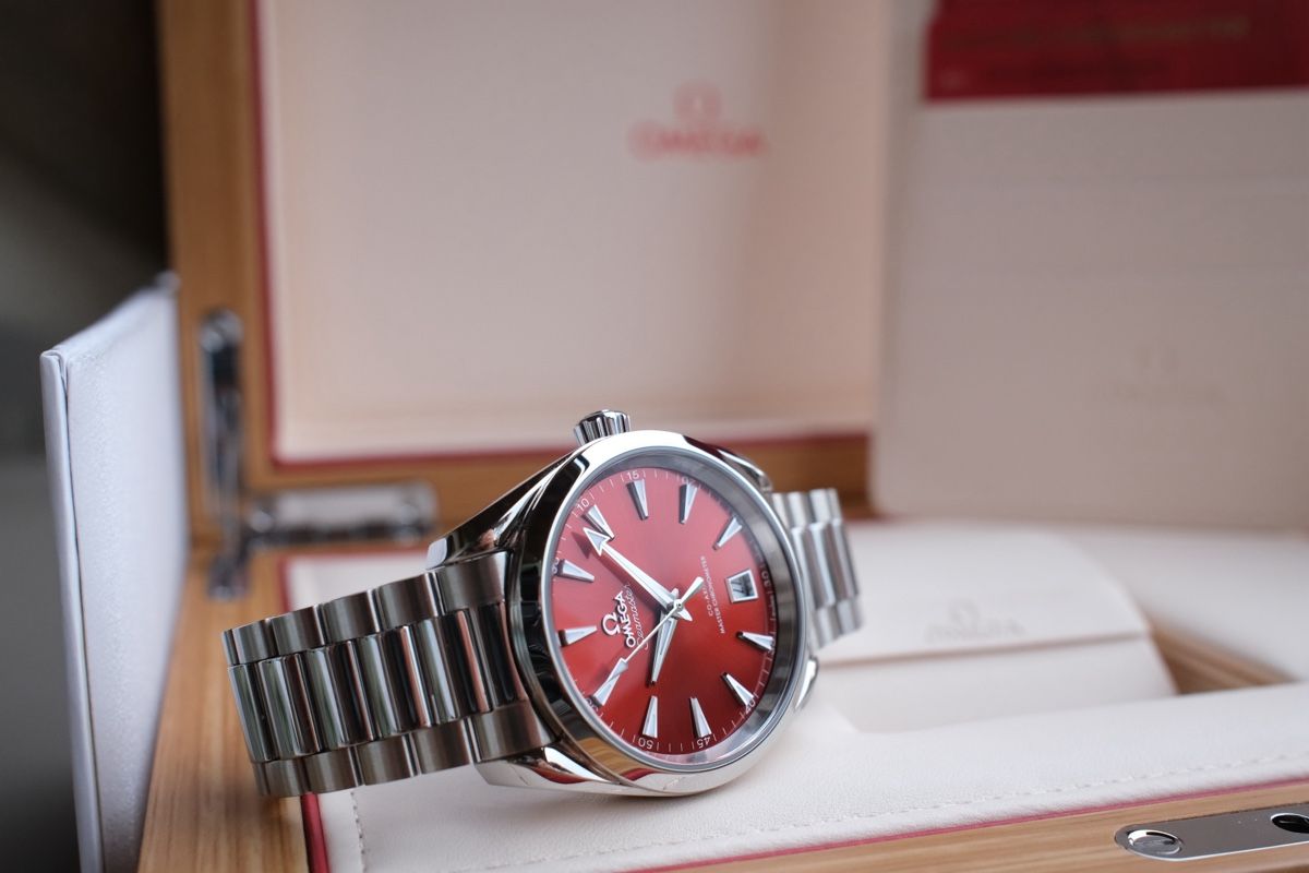 Omega Orologi: Omega Seamaster Aqua Terra / Terracotta-red – Usato da Egnach venduto da Raffaelios 5