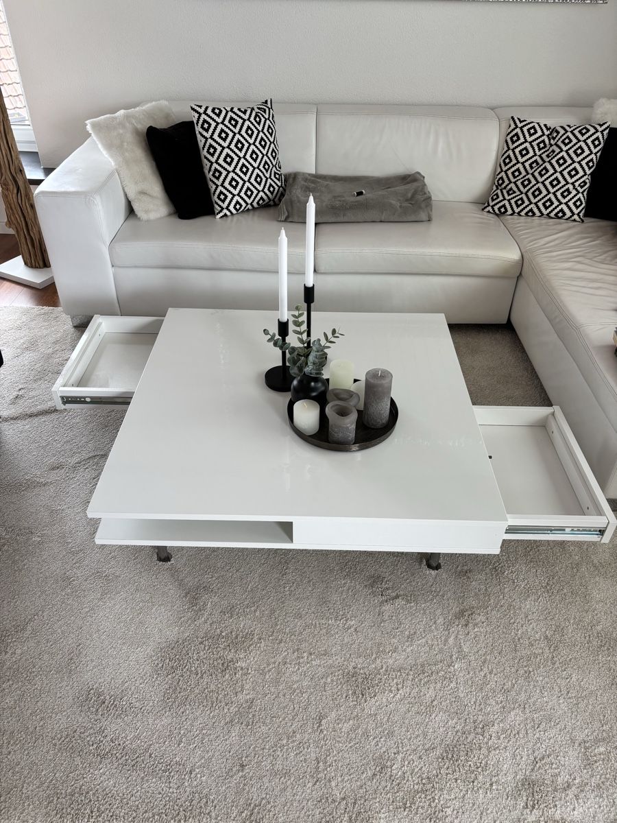 Tables: Salontisch weiss hochglanz – D'occasion à Tägerwilen par sandy_72 2