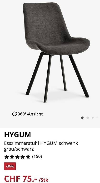 Jysk Sedie: Stühle Esszimmer 4 Stück – Usato da Triesen venduto da gab_cts9 3