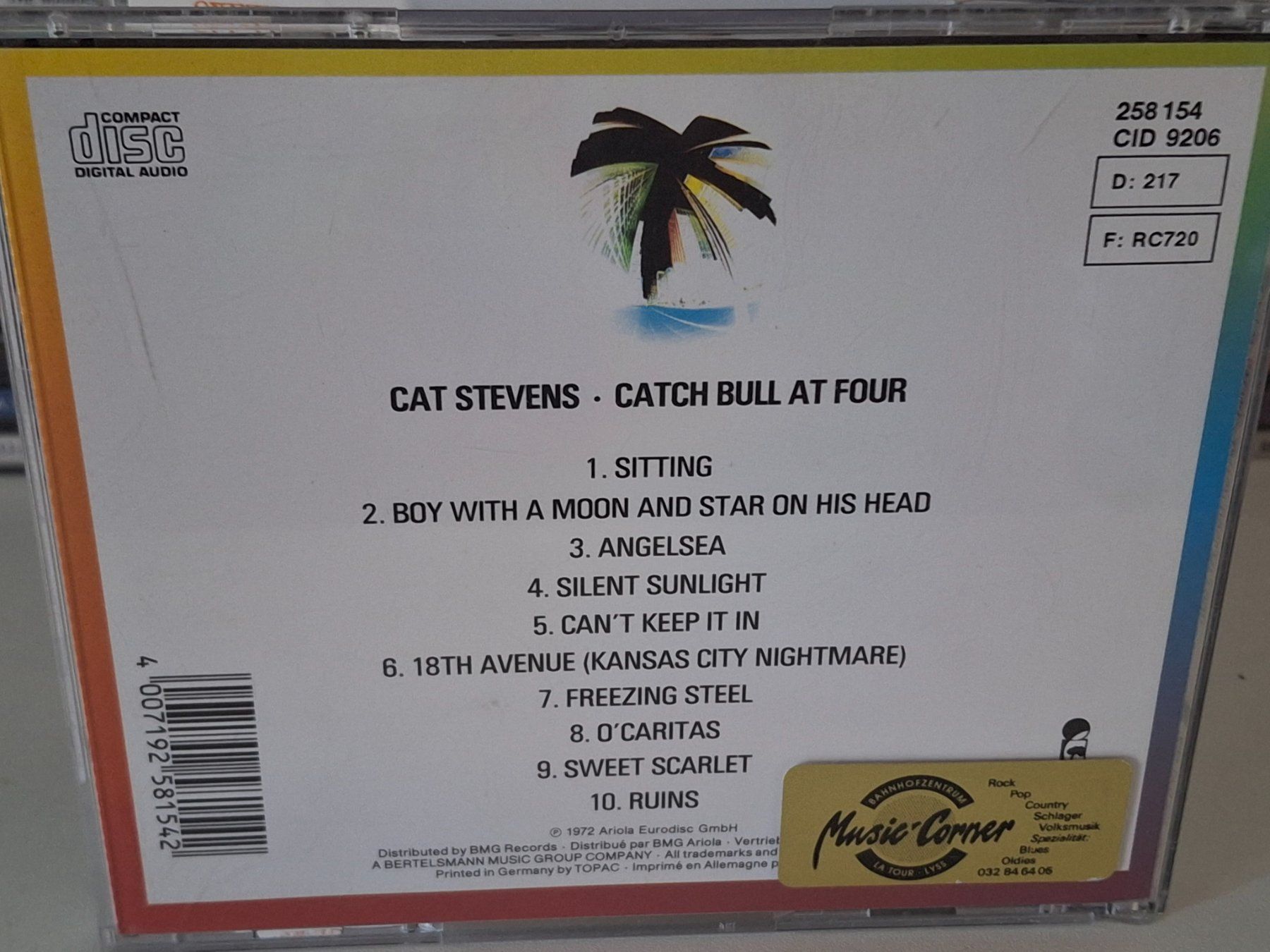 CDs: CD Cat Stevens - Catch Bull At Four – Gebraucht aus Aarberg von Jackup1 1