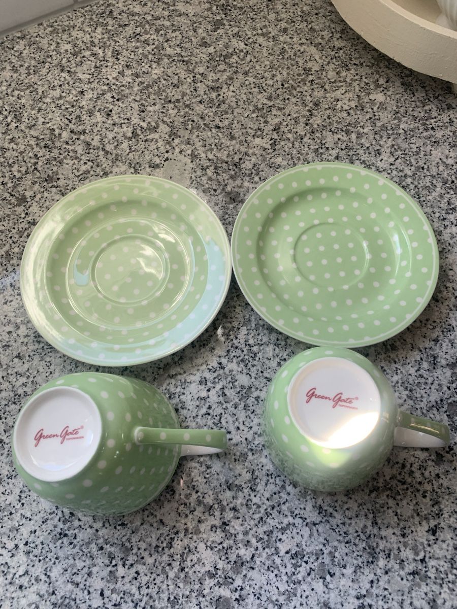 Greengate Tazze: 2 Greengate Tassen Dotty pale green – Usato da Ellikon an der Thur venduto da Bali1999 4