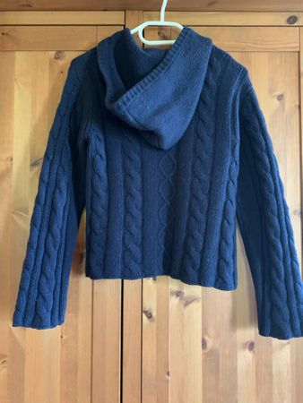 Levi's Gilet en laine maille torsadée et capuche, hoodie S