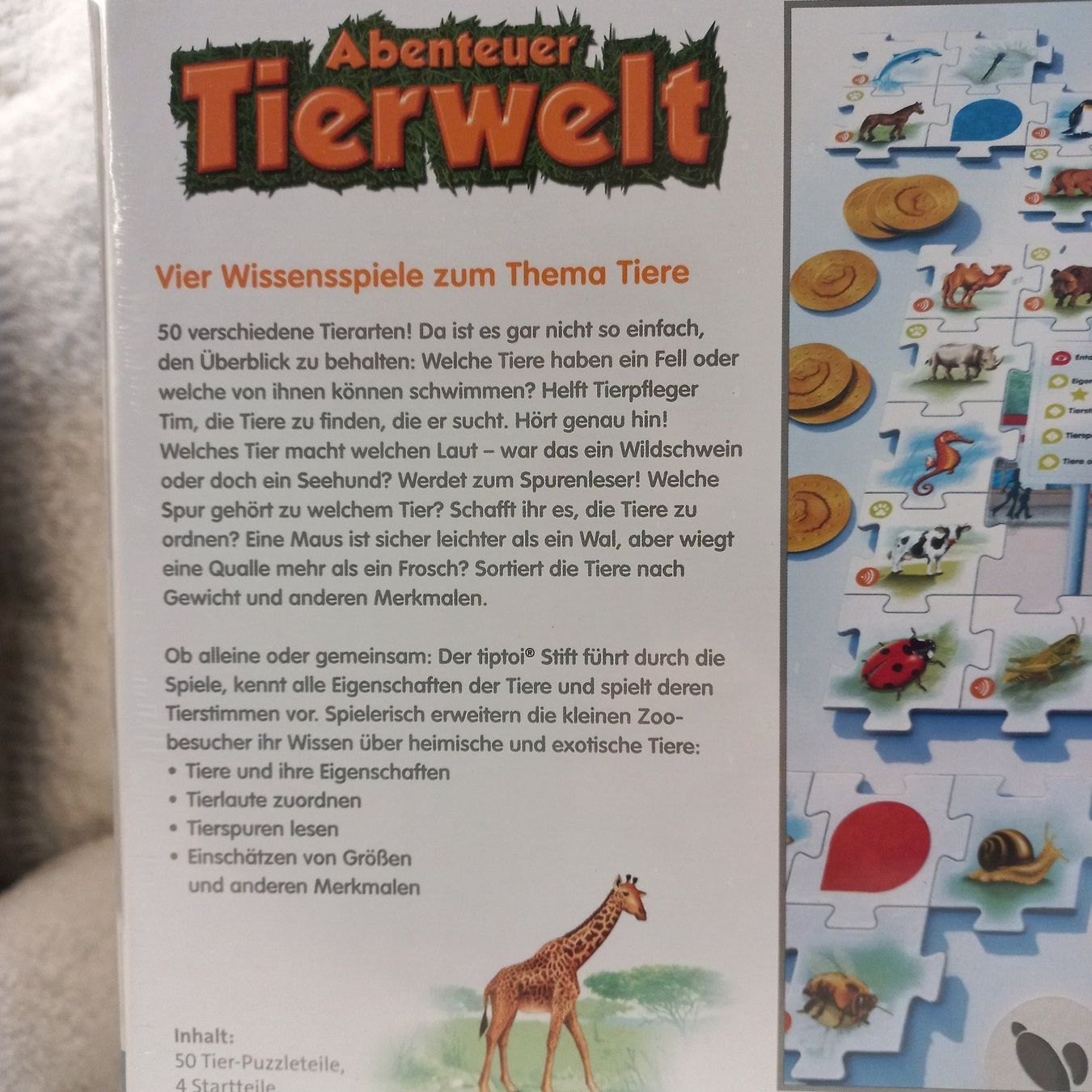 Ravensburger Giochi: Ravensburger Tiptoi Abenteuer Tierwelt – Nuovo e nell'imballaggio originale da Auenstein venduto da Anmies 2
