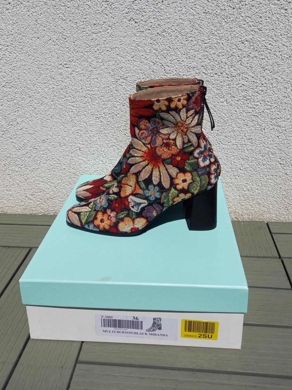 Scarpe da donna: Paco Gil Stiefeletten Echtleder Blumen 36 – Nuovo (secondo la descrizione) da Zwillikon venduto da Leewii 2