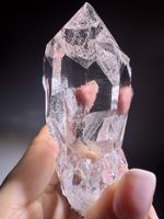 Premium Himalaya Bergkristall – 8.7 cm gläserne Hochgebirgss