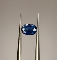Ab 1 Fr. - 0.91 ct natürl. Saphir mit Zertifikat (Sri Lanka)