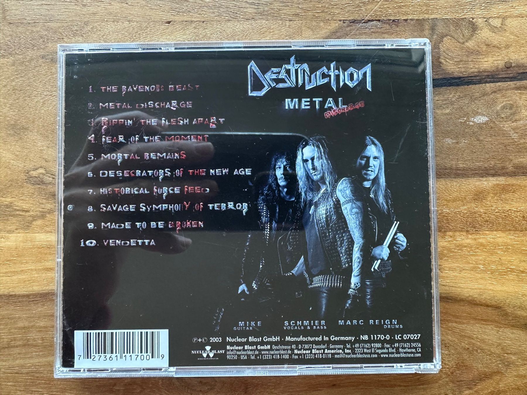 CD: Destruction - Metal Discharge – Usato da Horgen venduto da flyingpenguin2000 2